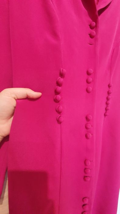 Шёлковое платье на подкладке Betty Barkley 18p