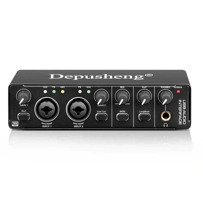 Аудиоинтерфейс Depusheng MD22, звуковая карта