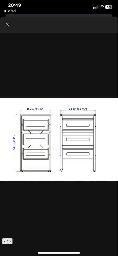 Komoda Lennart Ikea
