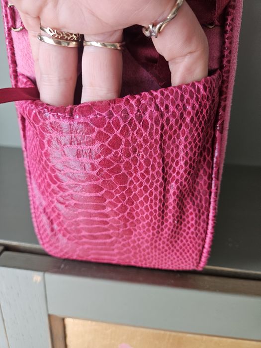 Unikatowa Torebka Metty Darmali Handmade Kuferek Różowa Nowa maxi