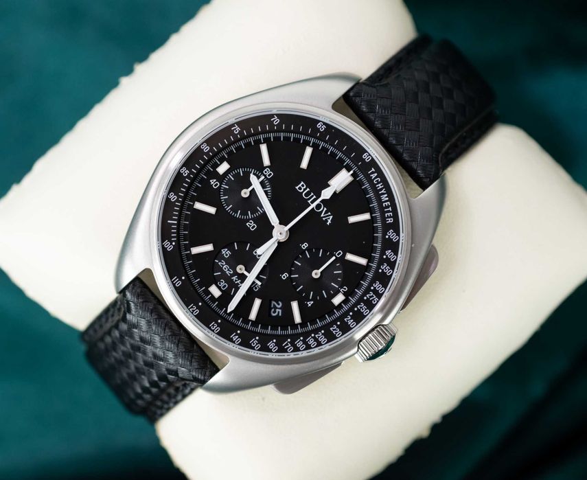 BULOVA LUNAR PILOT 96B251 Moon Watch Apollo 15 Nowy Gw. 6 lat  + pasek