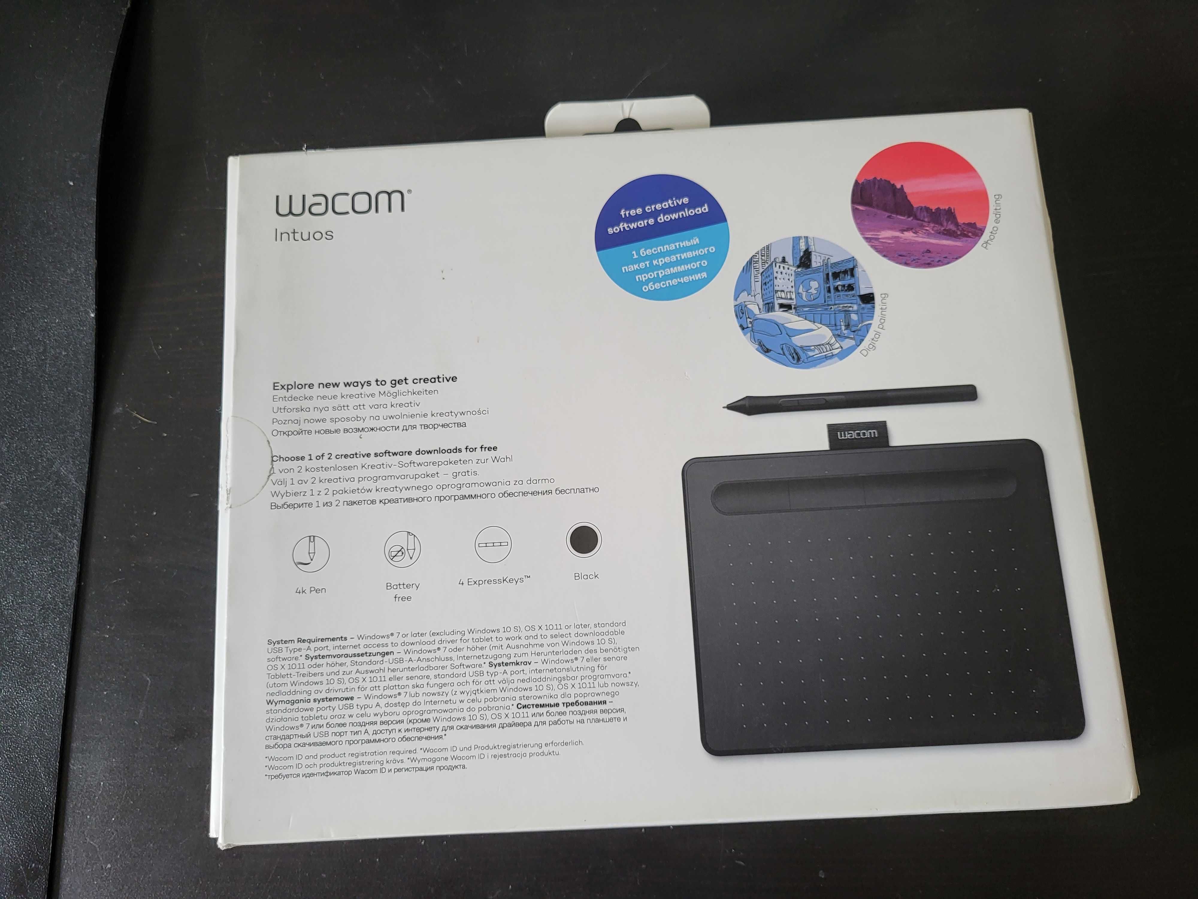 Tablet graficzny WACOM Intuos S CTL-4100K-N