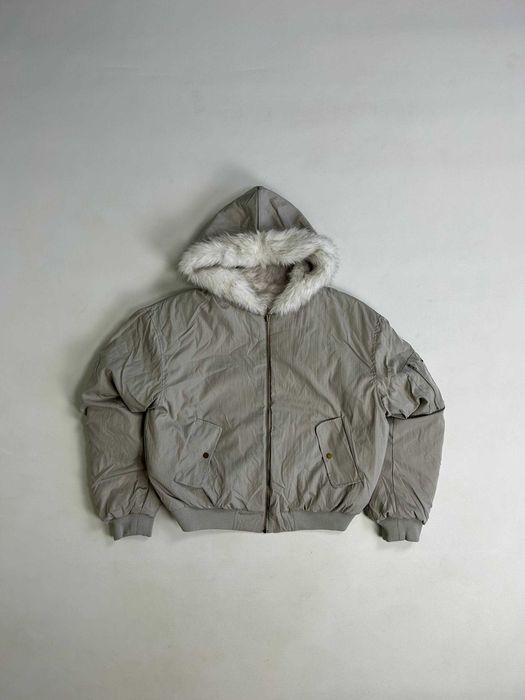 Бомбер Аляска куртка сіра zip up Bomber куртка зіпка курточка S M L