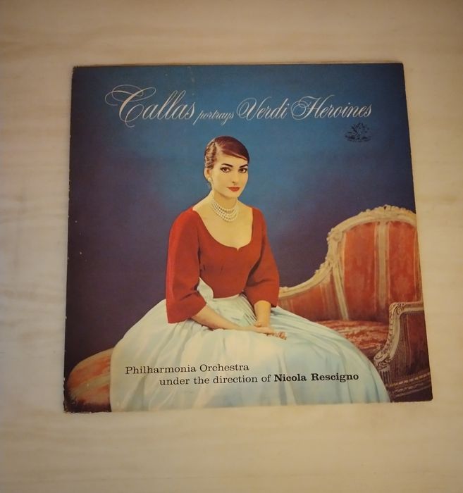 Maria Callas "portrays verdi heroines" Vinil 33: