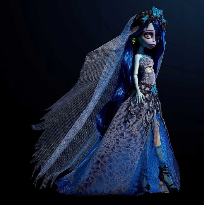 LALKA MONSTER HIGH Skullector Emily, Tim Burton’s Gnijąca panna młoda