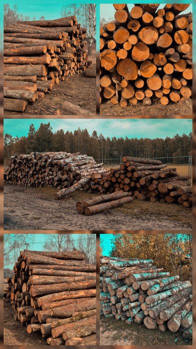 BRZOZA DĄB Drewno Kominkowe I opałowe Z DOSTAWĄ (opał drzewo do pieca)