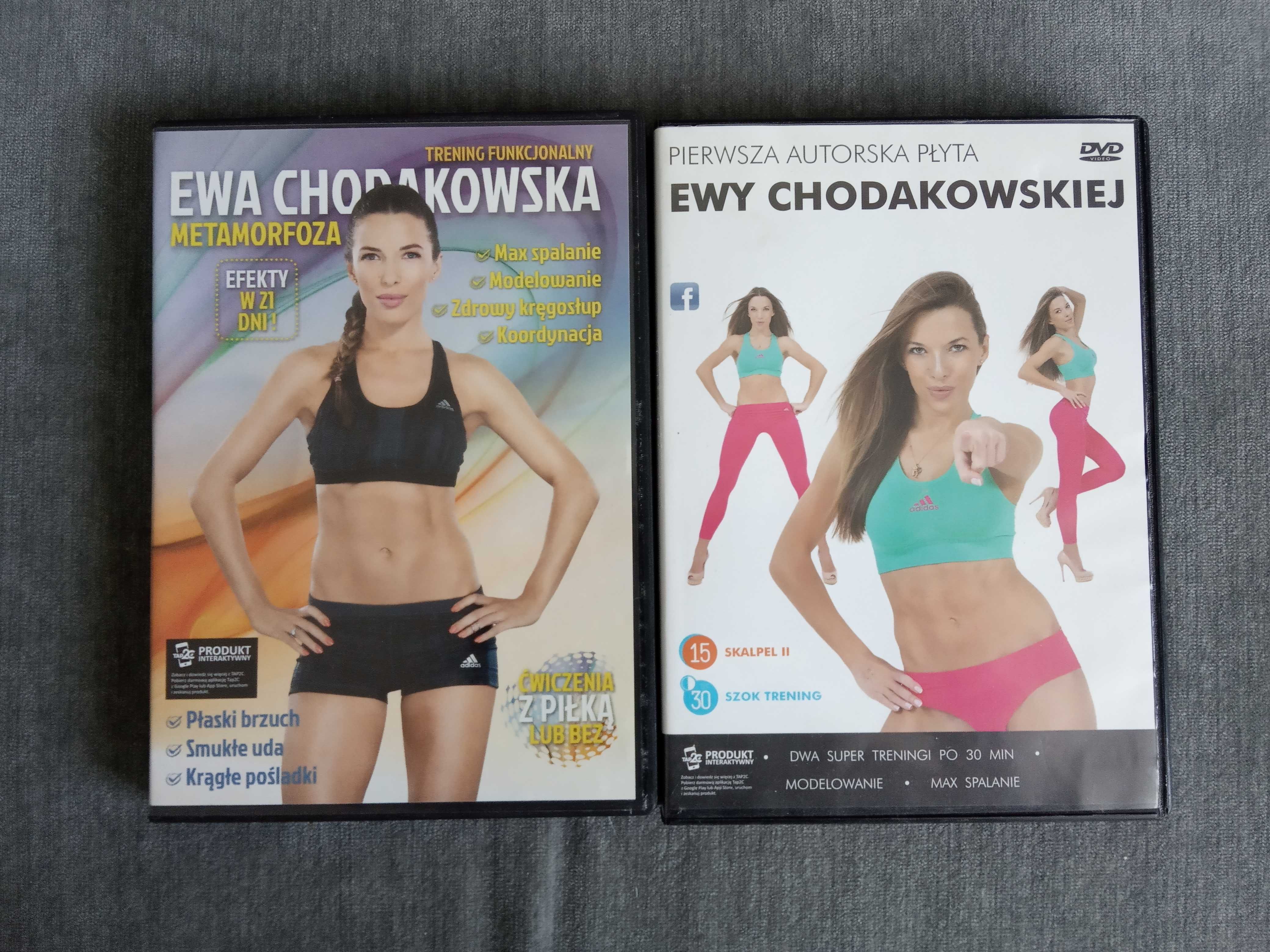 płyty Ewa Chodakowska, ćwiczenia - dvd 2 szt