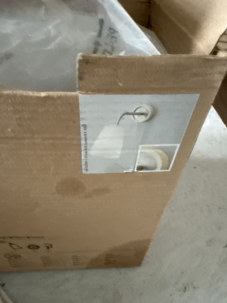 2 lampki Basisk ikea scienne do sypialni