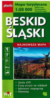 BESKID ŚLĄSKI I ŻYWIECKI 2w1 Mapa laminowana wit