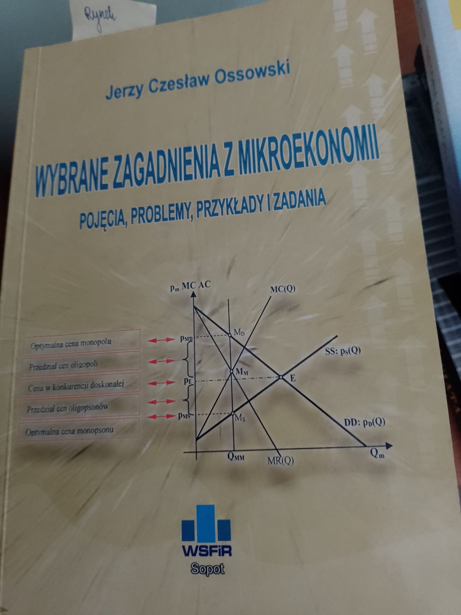 Wybrane zagadnienia z mikroekonomii . Jerzy Czesław Ossowski