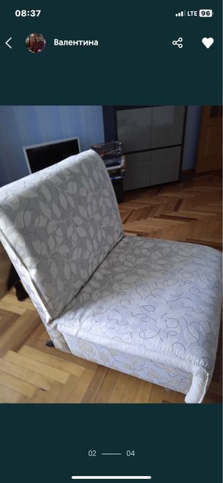 Мебель для спальни, , новое кресло-кровать размер 210 на 90, в комплек