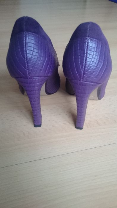 Czółenka półbuty JENNIFER 35 fioletowe jak nowe