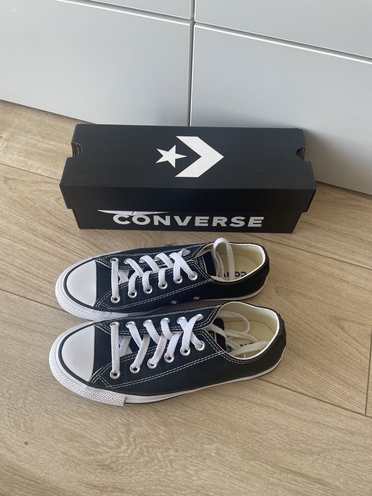 Czarne trampki Converse 38