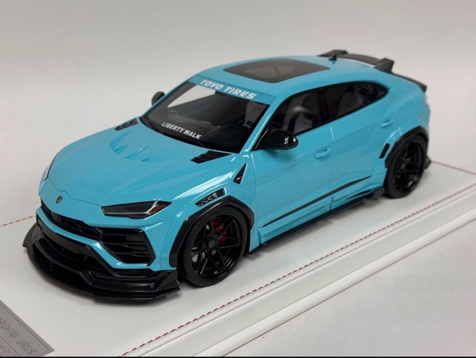 1:18 Ivy Models Lamborghini URUS Liberty Walk — Baby Blue