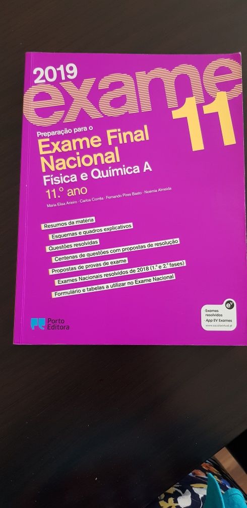 Exame Matematica A e Fisica Quimica Edição 2019