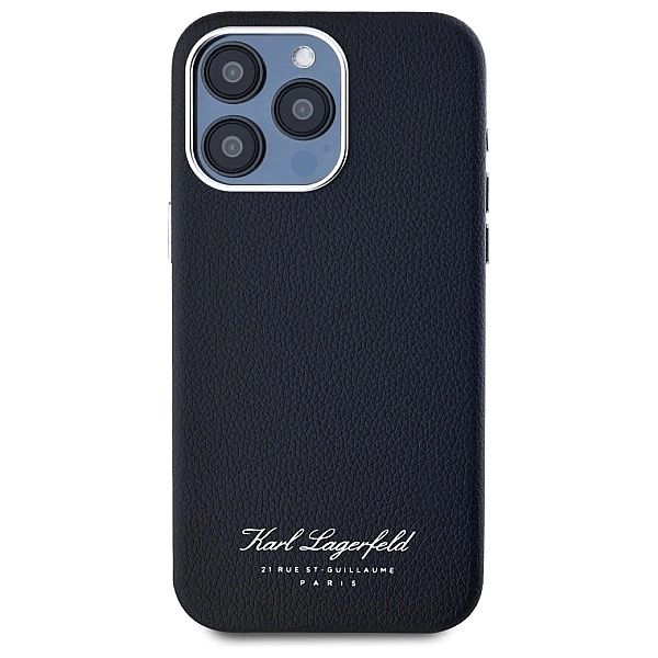 Etui Karl Lagerfeld Hotel RSG na iPhone 15 Pro Max - czarne