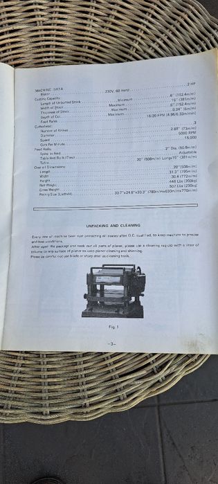 Grubosciówka Planer 15 " model CT-381