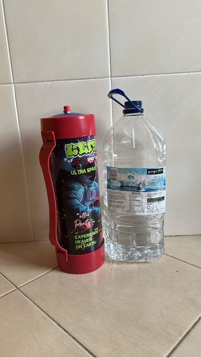 Garrafa cilindro nitrogenio  N2o grande