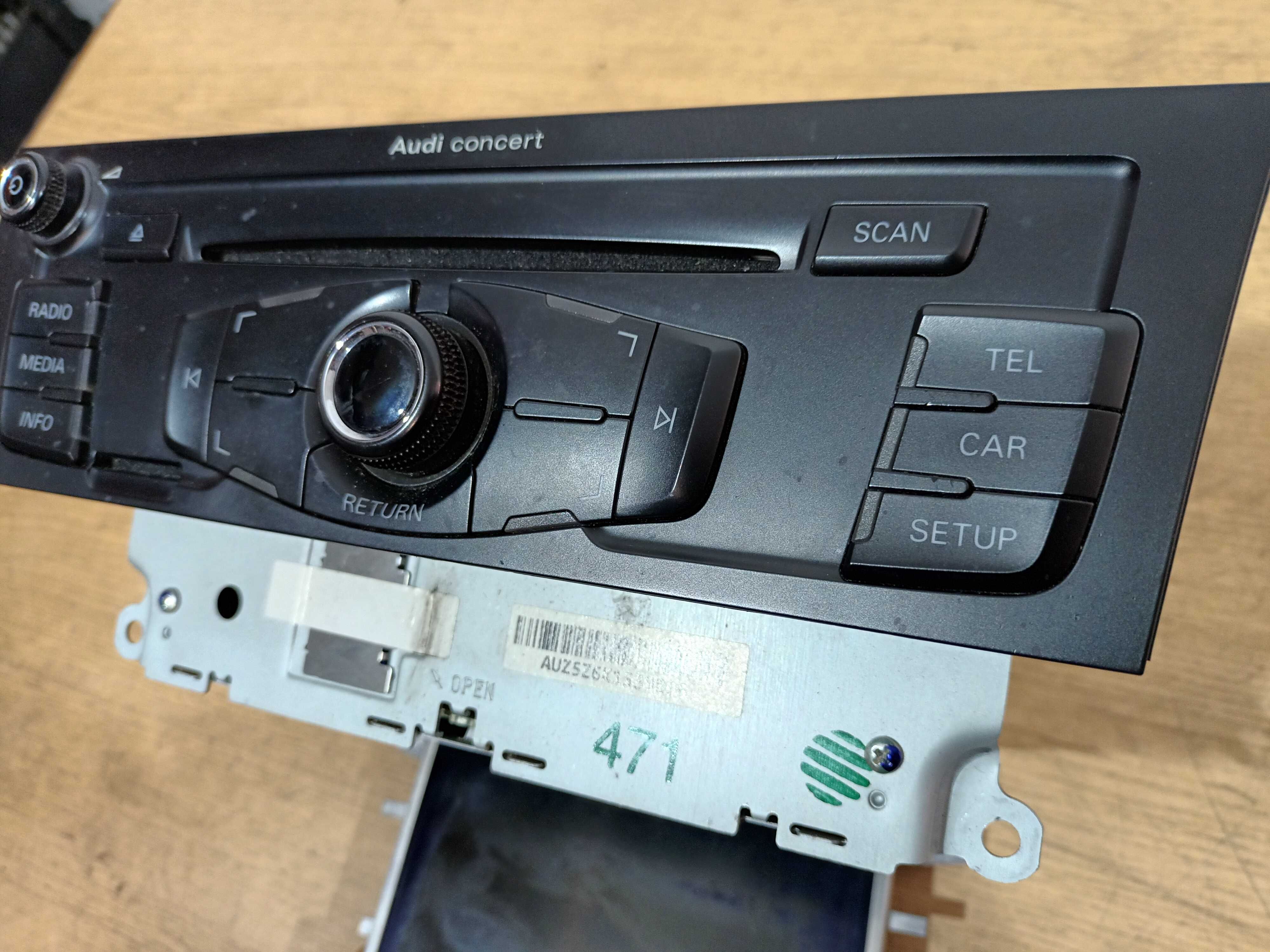 Radio CD MMI wyświetlacz monitor panel AUDI A4 B8 A5 Anglik