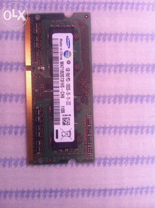 Memória RAM ddr3 1gb portátil