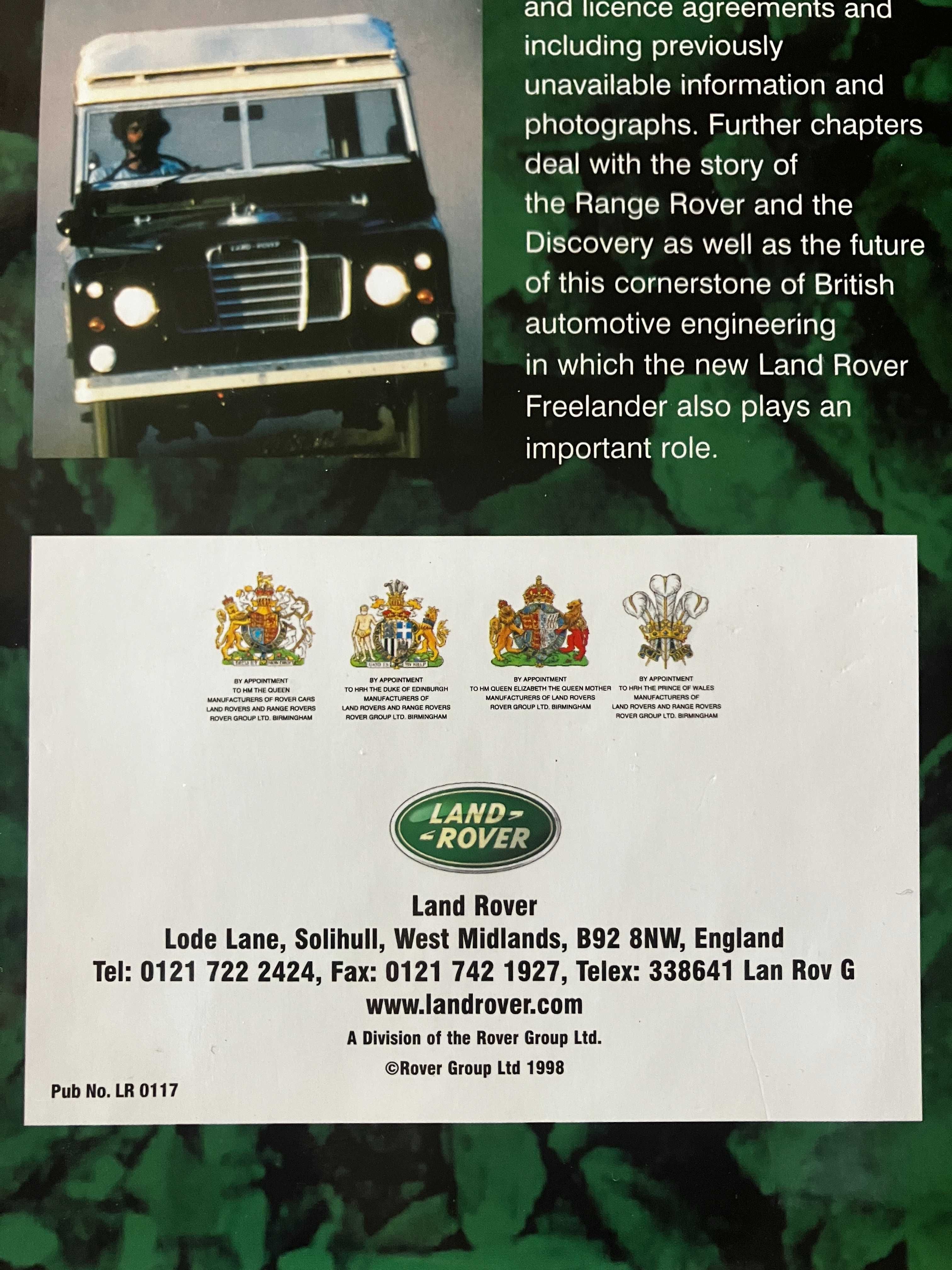 Livro Land Rover "Fifty Years of the best 4x4xfar"
