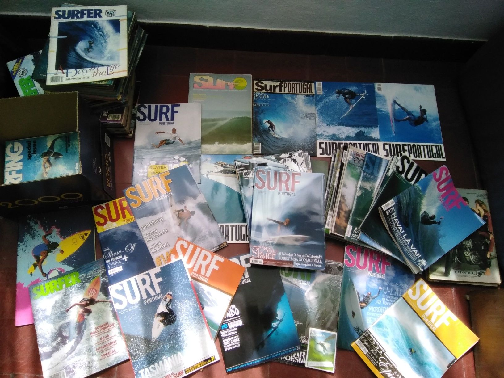 SURF; revistas ;SURF PORTUGAL; SURFING ;SURFER.