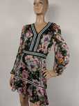 Guess sukienka kwiaty vintage glamour S