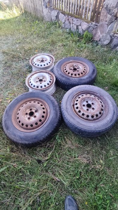 Felgi VW T4 5szt 2xopony zimowe Barum