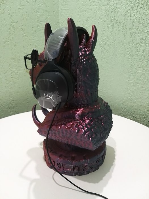 Ігрова станція, підставка під джойстик, навушники Дракон