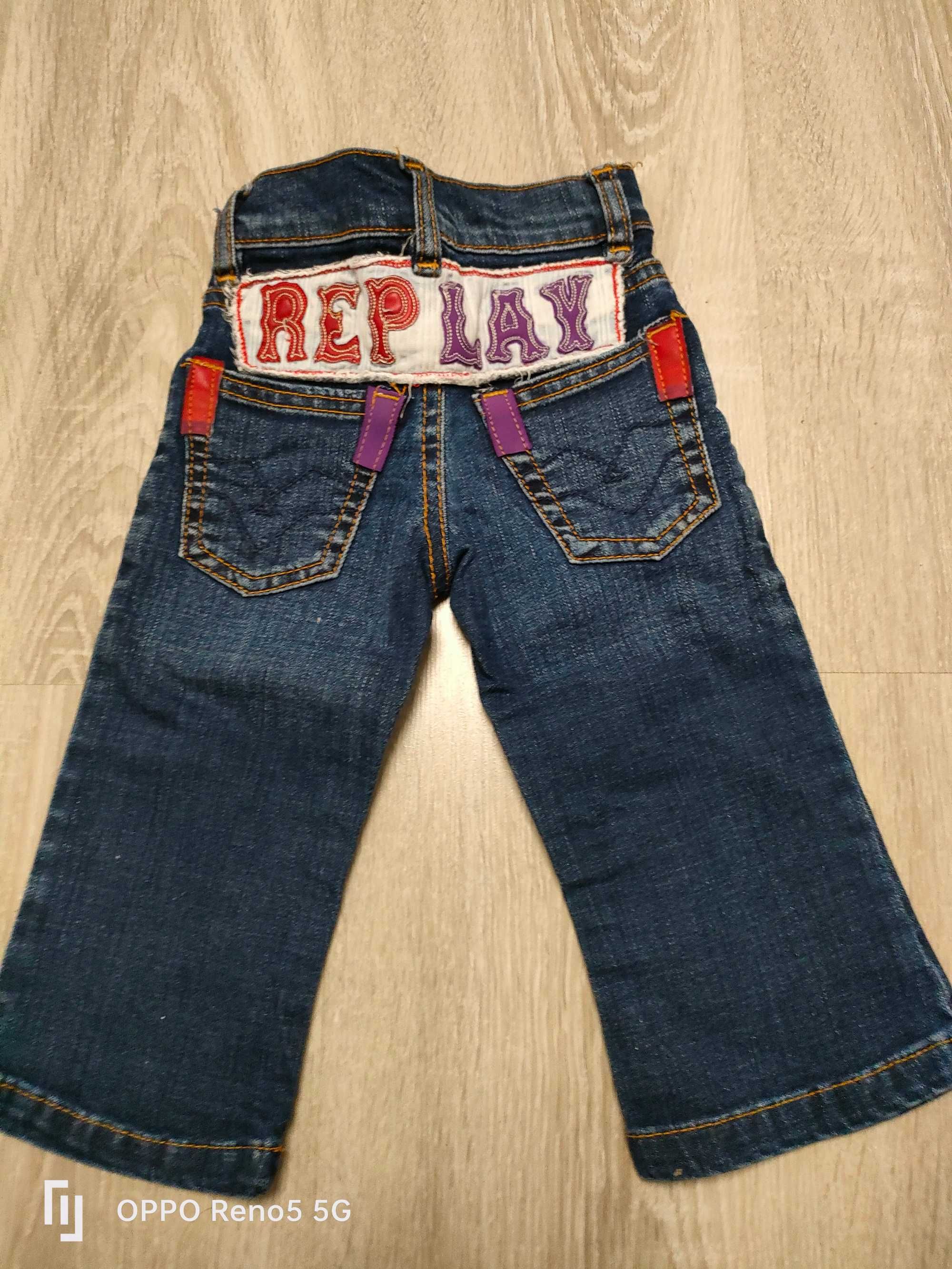 Spodnie jeansowe chłopięce roz 80