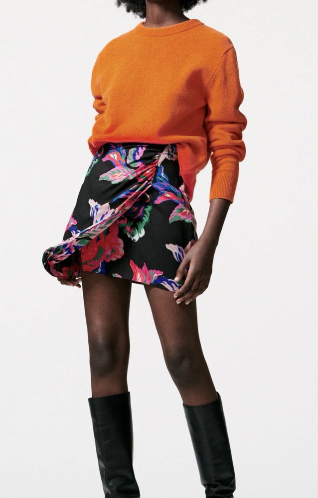 Котонова спідниця Zara