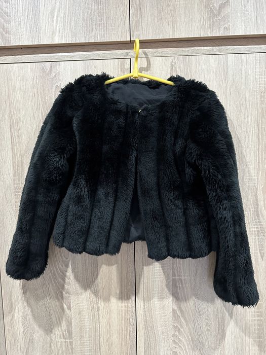 Sztuczne futerko czarne szyte na miarę okazja karnawał