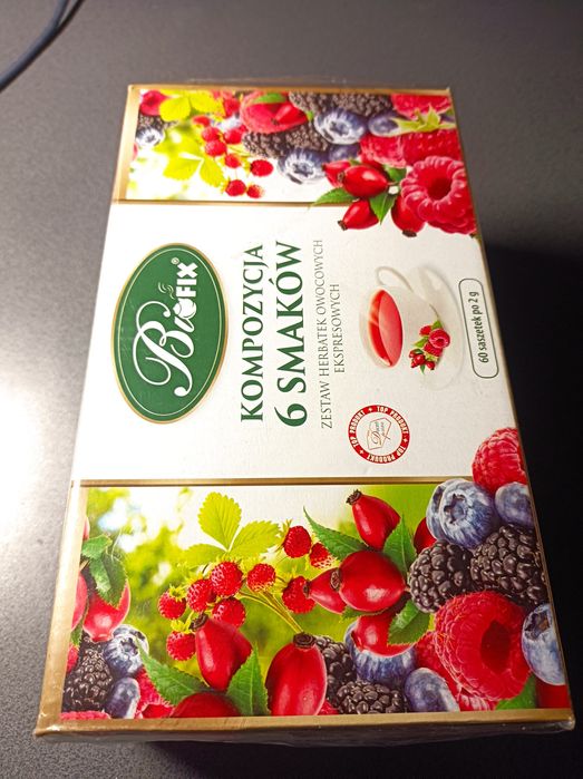 Biofix zestaw herbatek owocowych nowe