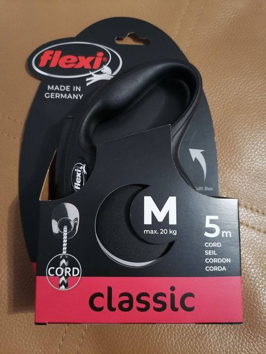 Smycz automatyczna Flexi  M  5metrowa  linka