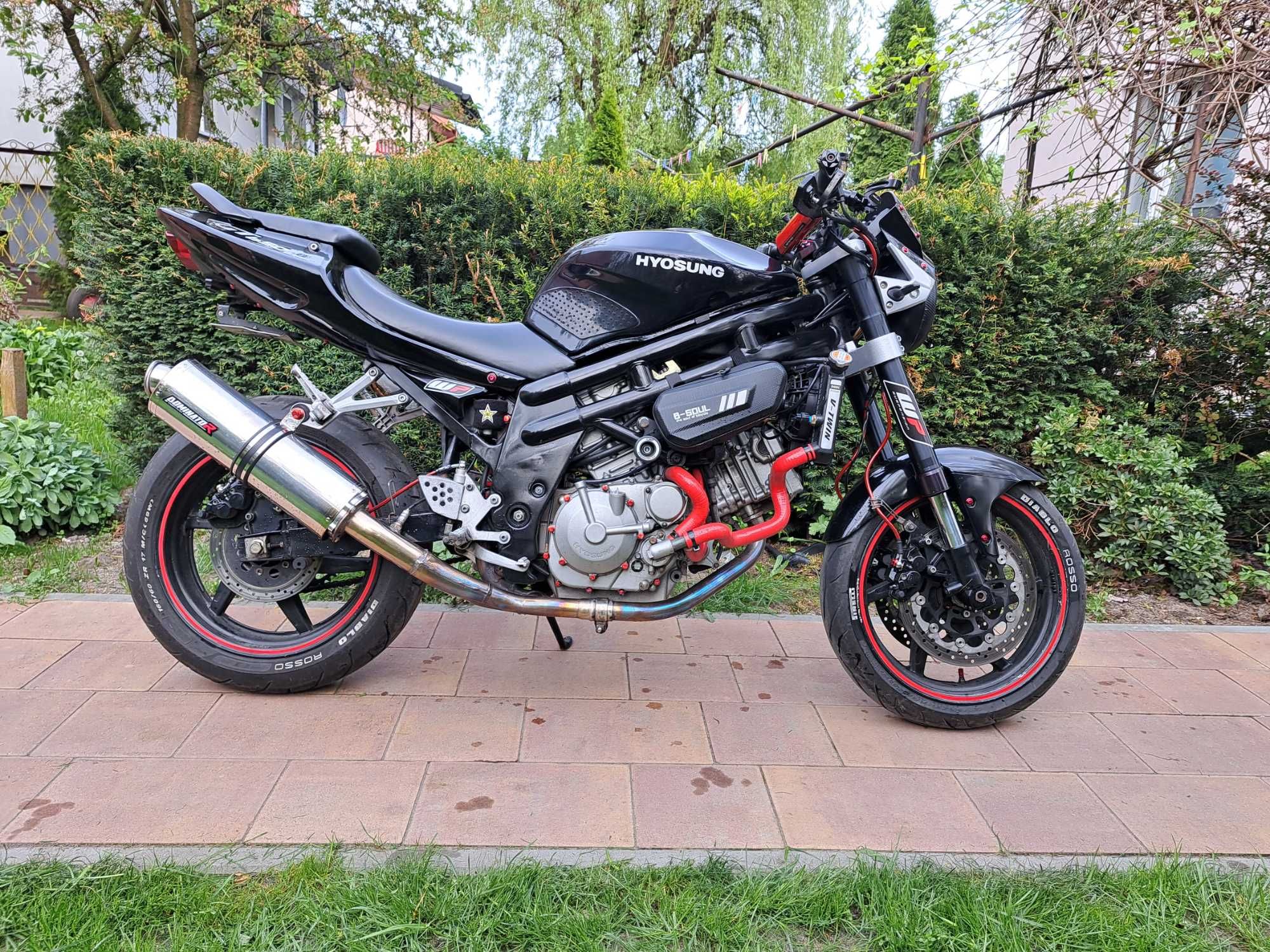 Hyosung GT650 możliwość rejestracji na A2 (sv650 gladius 650)