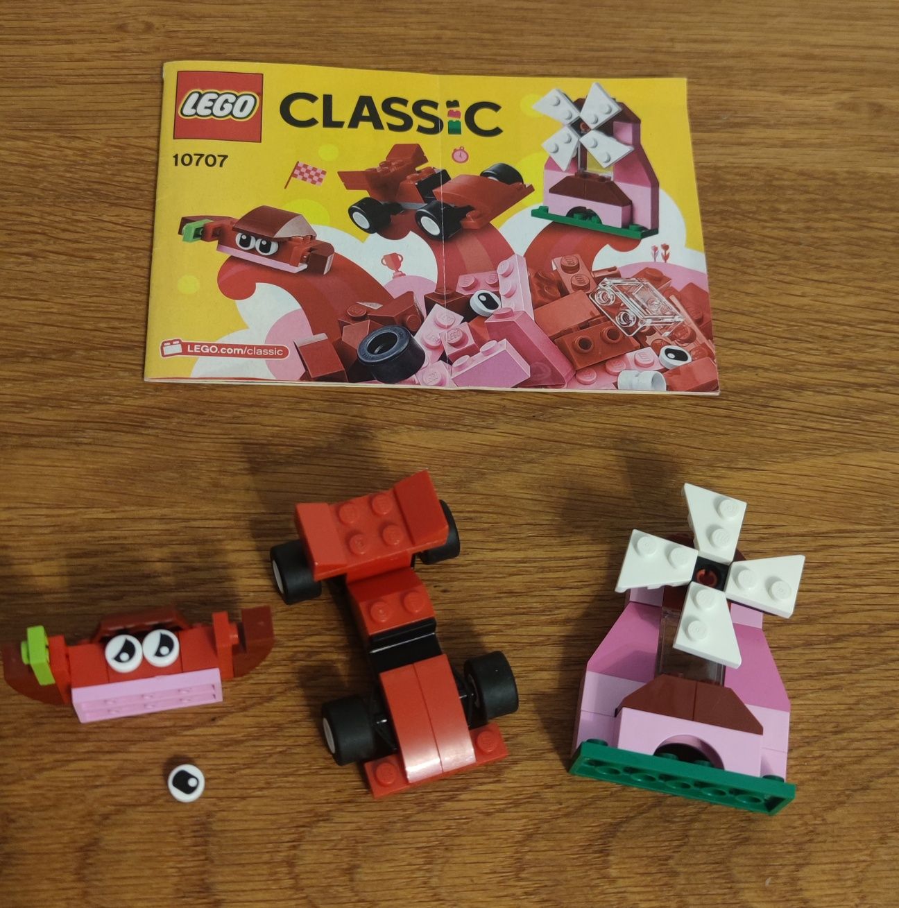 LEGO classic  10706, 10707, 10708, 10709 4 zestawy instrukcje pudełka