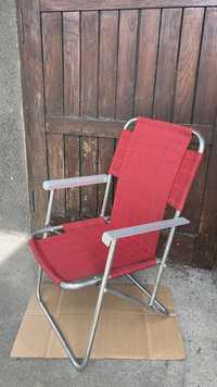 Składane krzesło turystyczne z czasow PRL-u