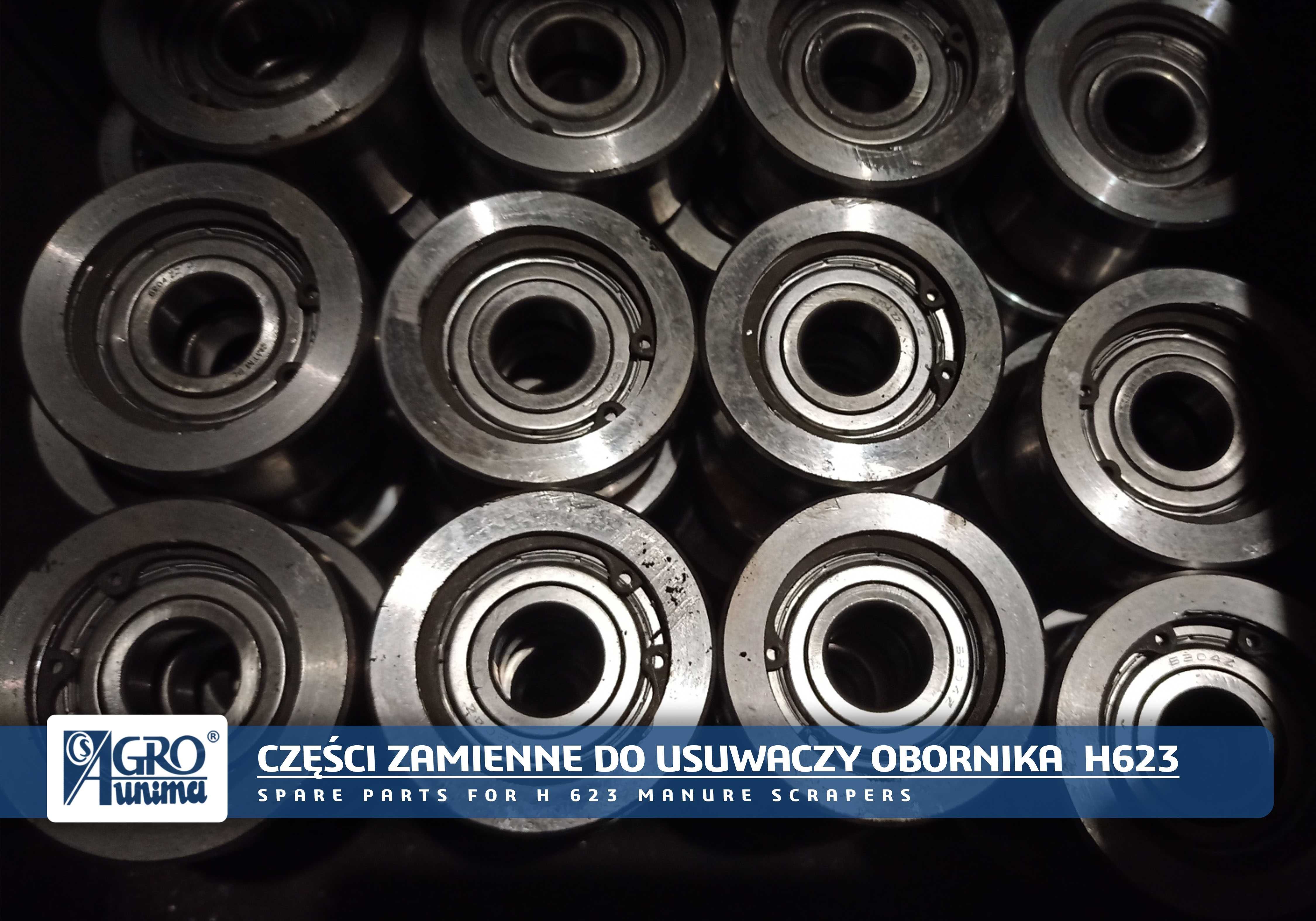 Rolka wózka do usuwacza zgarniacza obornika H623 Krotoszyn ORYGINAŁ