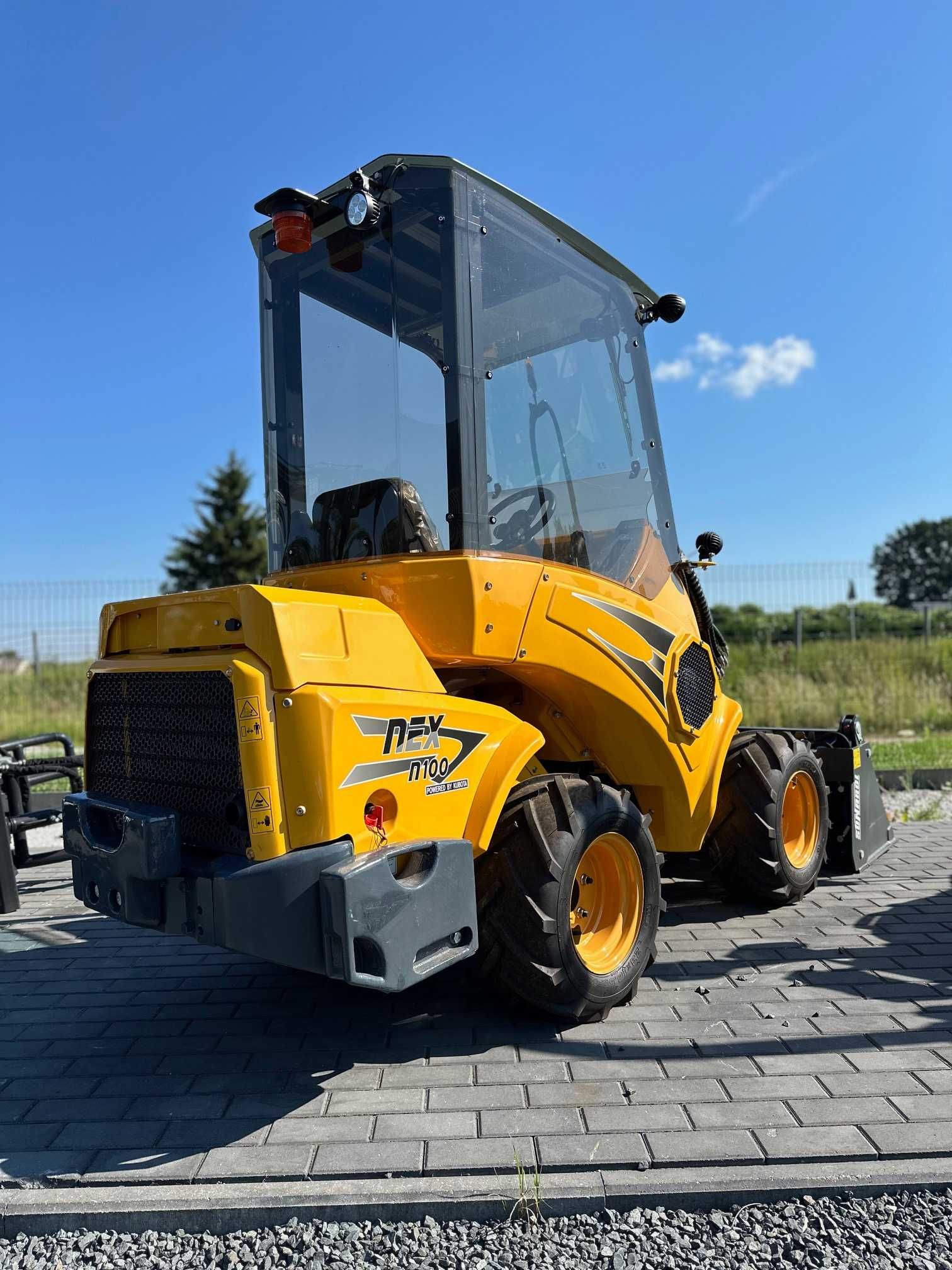 Nowa Mini ładowarka NEX N100 silnik KUBOTA hydraulika Bondioli