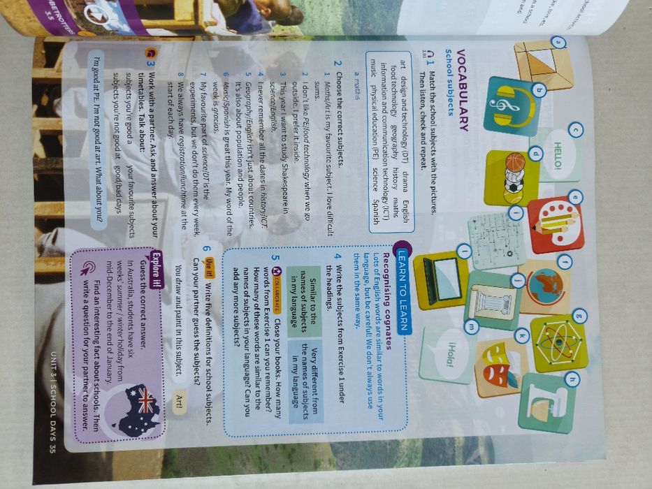 Livro/Manual Escolar 6° Ano Inglês Collaborate Usado