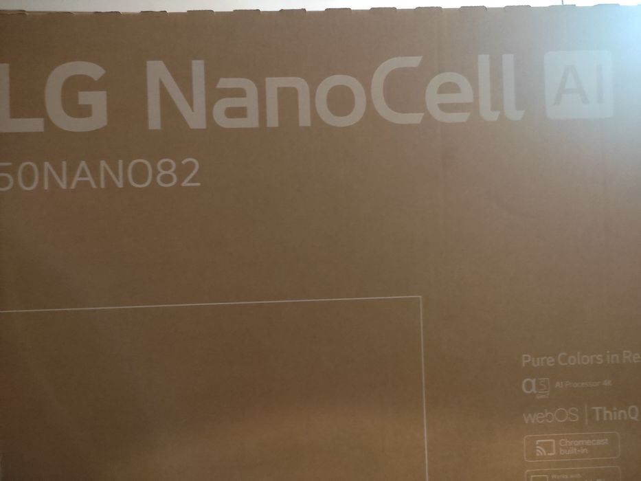 LG 50 nanocell 4K Smart TV AI nowy