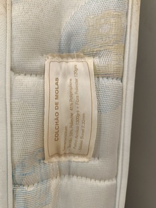 Colchão molas cama ou berço de bebé