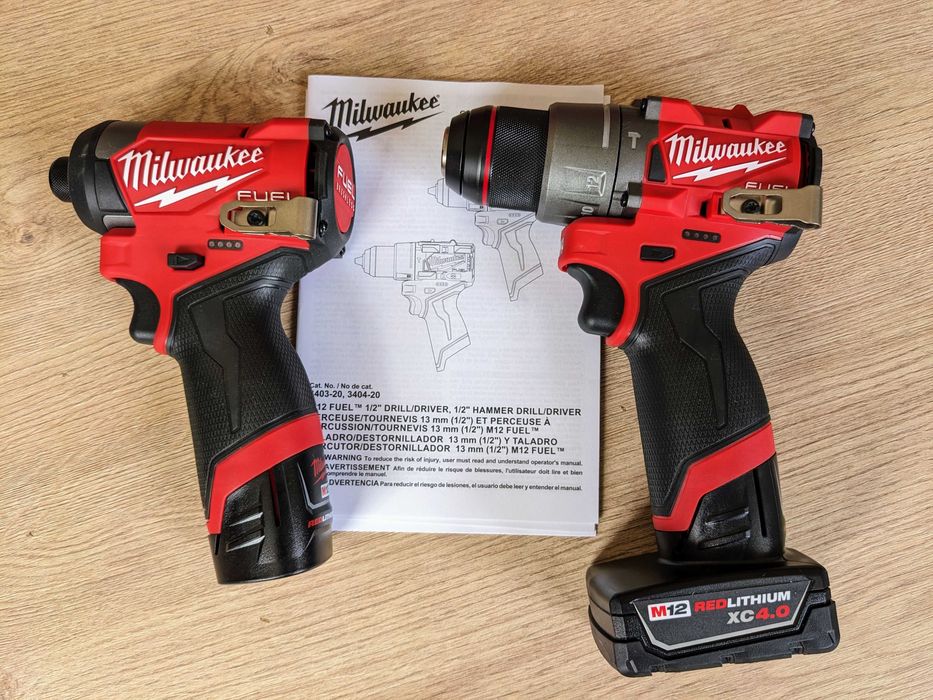 Milwaukee M12 FUEL 3497-22 набір безщітковий шуруповерт + імпакт