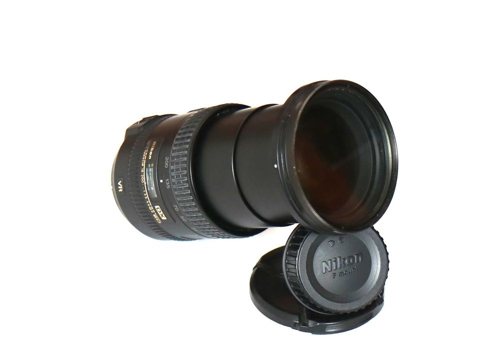 Lente Nikon 18-200mm objetiva em boas condições