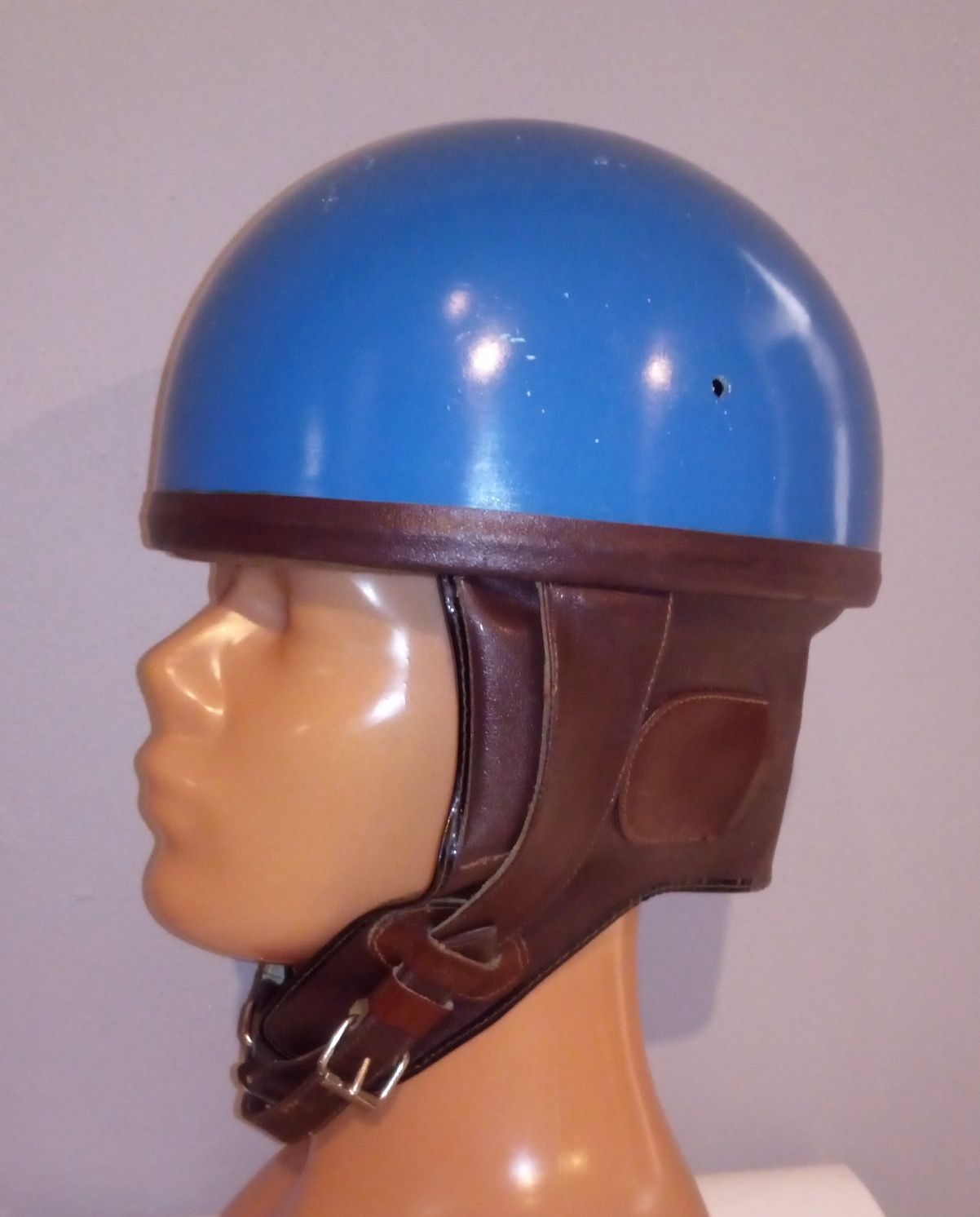 Kask orzeszek PRL  stary vintage kolekcjonerski / rozmiar 59 / NR 2