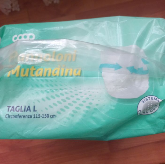 Нові Підгузки для дорослих Coop Pannoloni Mutandi L