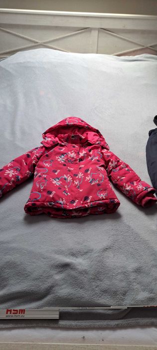 Zestaw narciarski zimowy dla dziewczynki kurtka i spodnie 116 xu kids