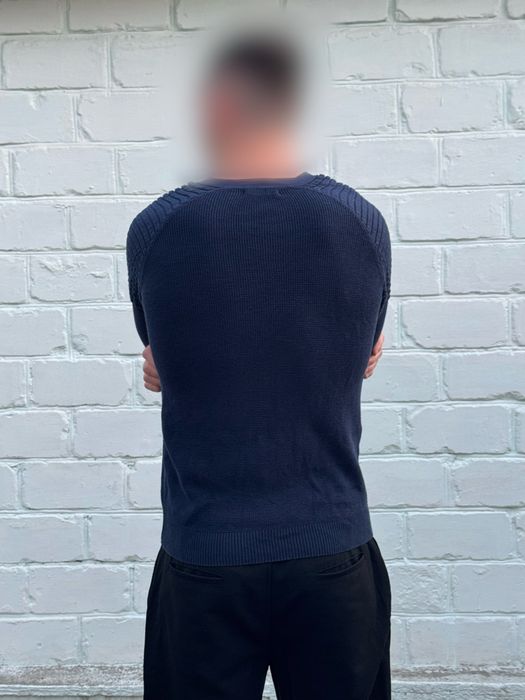 Кардиган темно-синій|кардиган чоловічий L|вʼязаний кардиган