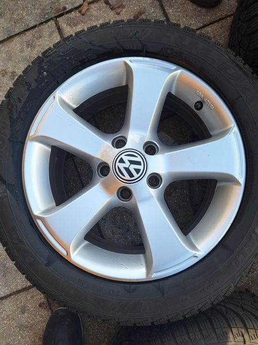 Koła zimowe VW Passat B6 Golf Caddy touran 5x112  205 55 r16 24r.