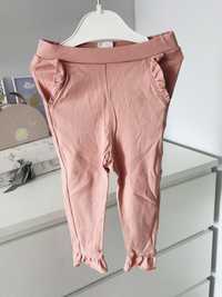 Legginsy z falbankami h&m getry spodnie